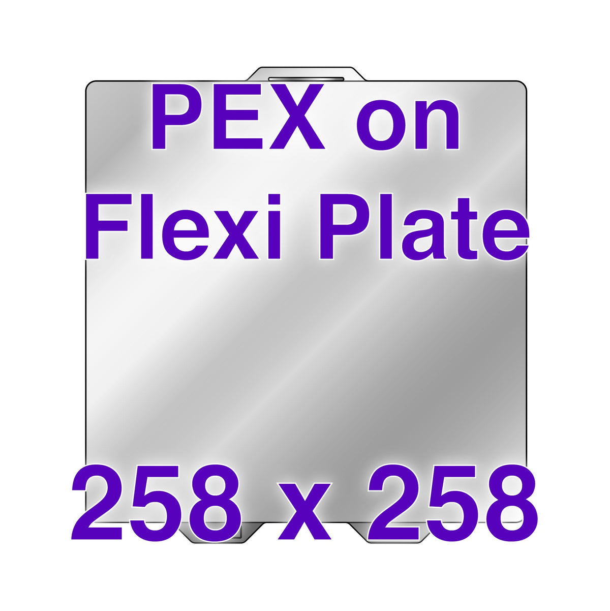 Flexi Plate with PEX Build Surface - 258 x 258 mm (Bambu Lab)