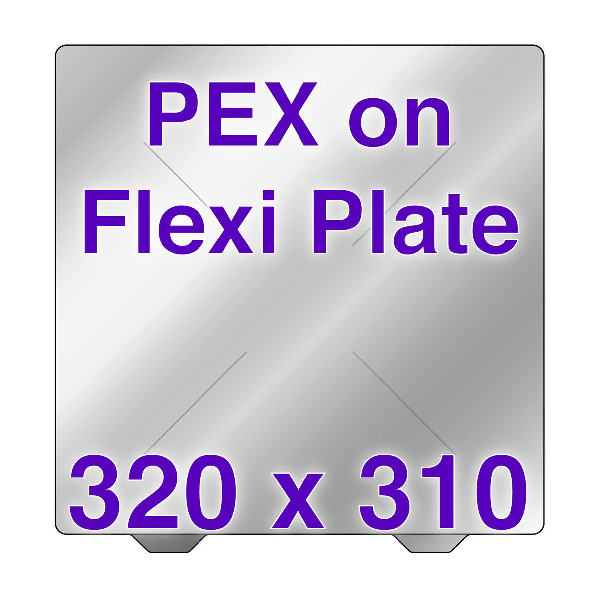 Flexi Plate with PEX - Creality CR-10S Pro / Anycubic Kobra Plus (320 x 310 mm)