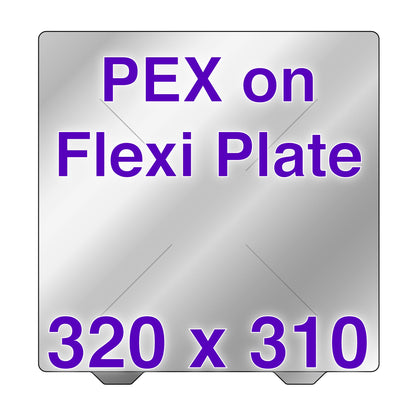 Flexi Plate with PEX - Creality CR-10S Pro / Anycubic Kobra Plus (320 x 310 mm)