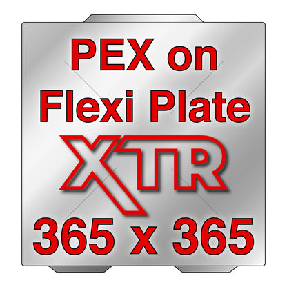 XTR Flexi Plate with PEX Build Surface - 365 x 365 mm (Prusa XL)