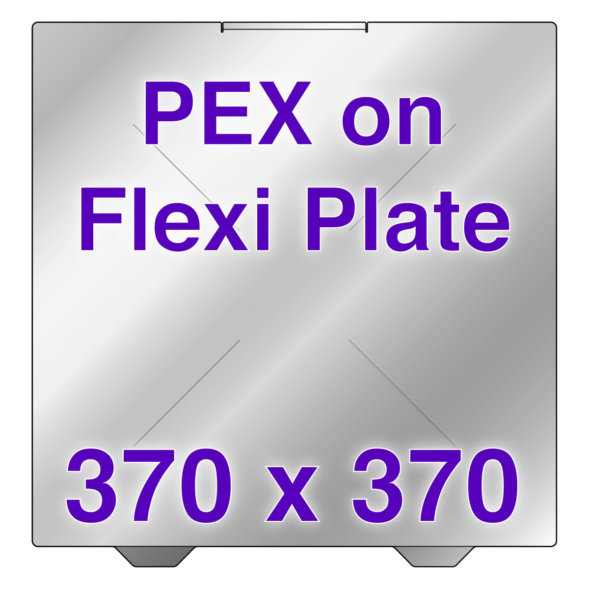 Flexi Plate with PEX - Creality K2 Plus (370 x 370 mm)