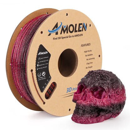 Amolen - PLA Galaxy / Sparkle & Shiny 1.75mm, 1KG/2.2LB