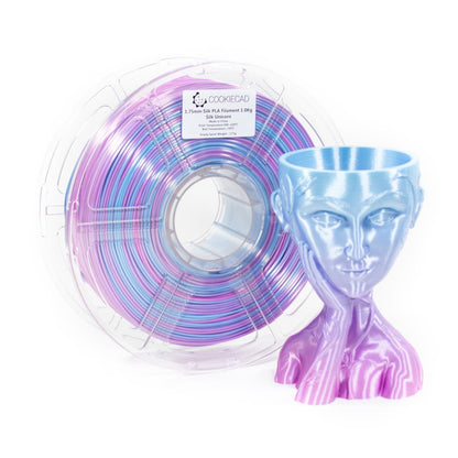 Cookiecad - SILK Unicorn PLA Filament 1.75mm, 1kg