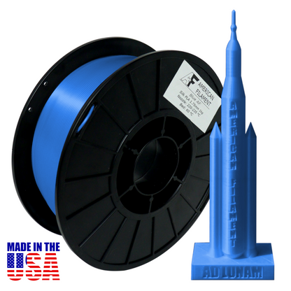 American Filament - Blue AF Silk PLA Filament (1.75mm, 1kg)