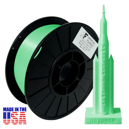 American Filament - Neon Green AF Silk PLA Filament (1.75mm, 1kg)