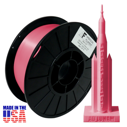 American FIlament | Red AF Silk PLA 3D Printer Filament, 1.75 mm Diameter, 1 kg Spool