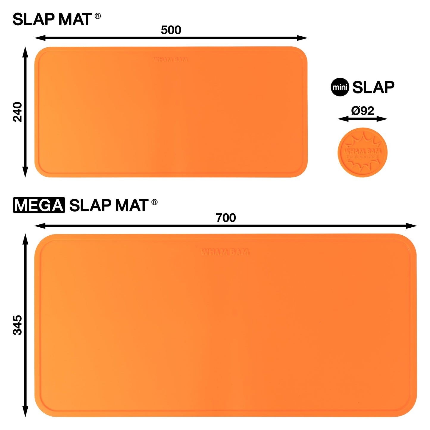 Mini SLAP MAT® (4 Pack) - Silicone Workstation & Resin Protection Mats