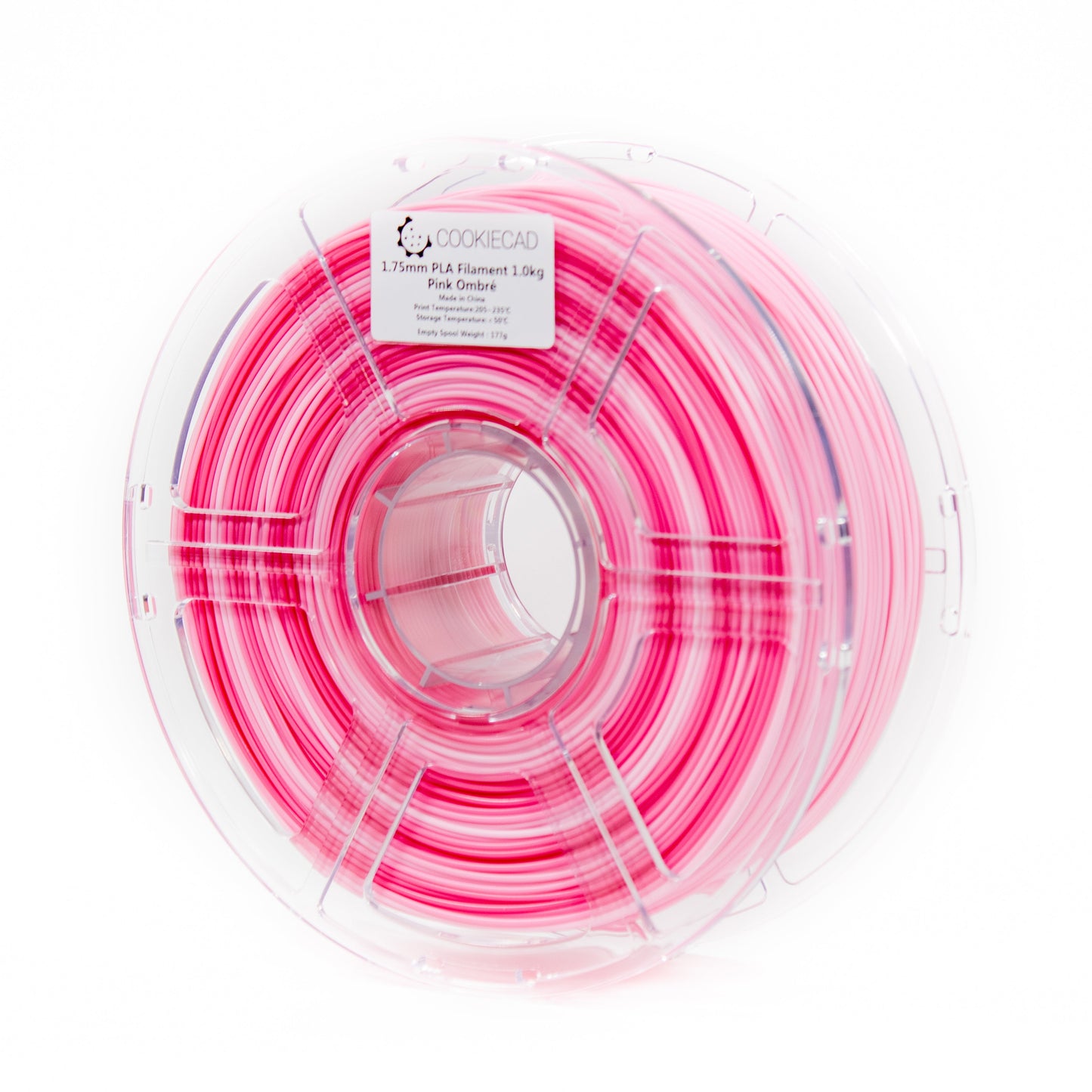 Cookiecad - Pink Ombré Dual-Shade Gradient PLA Filament (1.75mm, 1kg)