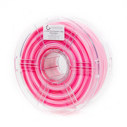 Cookiecad - Pink Ombré Dual-Shade Gradient PLA Filament (1.75mm, 1kg)