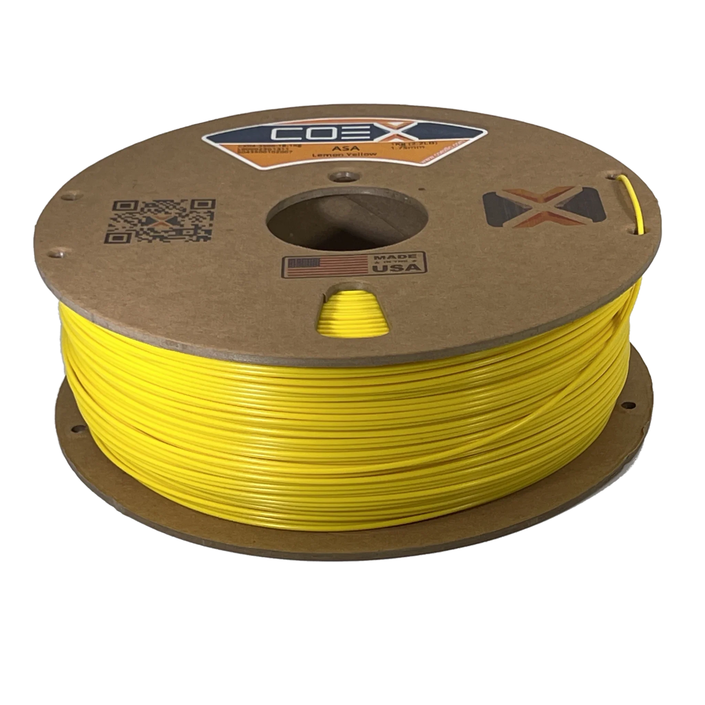 COEX 3D - Lemon Yellow ASA Prime Filament | UV-Resistant Engineering Grade