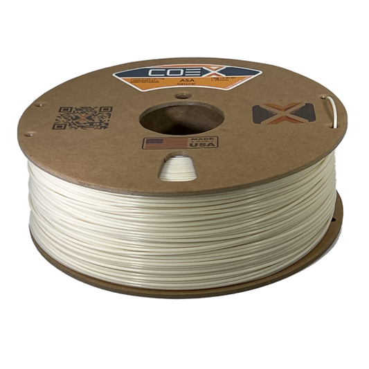 COEX 3D - Natural ASA Prime Filament | UV-Resistant Engineering Grade