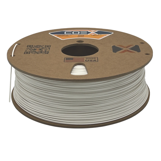 COEX 3D - White ASA Prime Filament | UV-Resistant Engineering Grade
