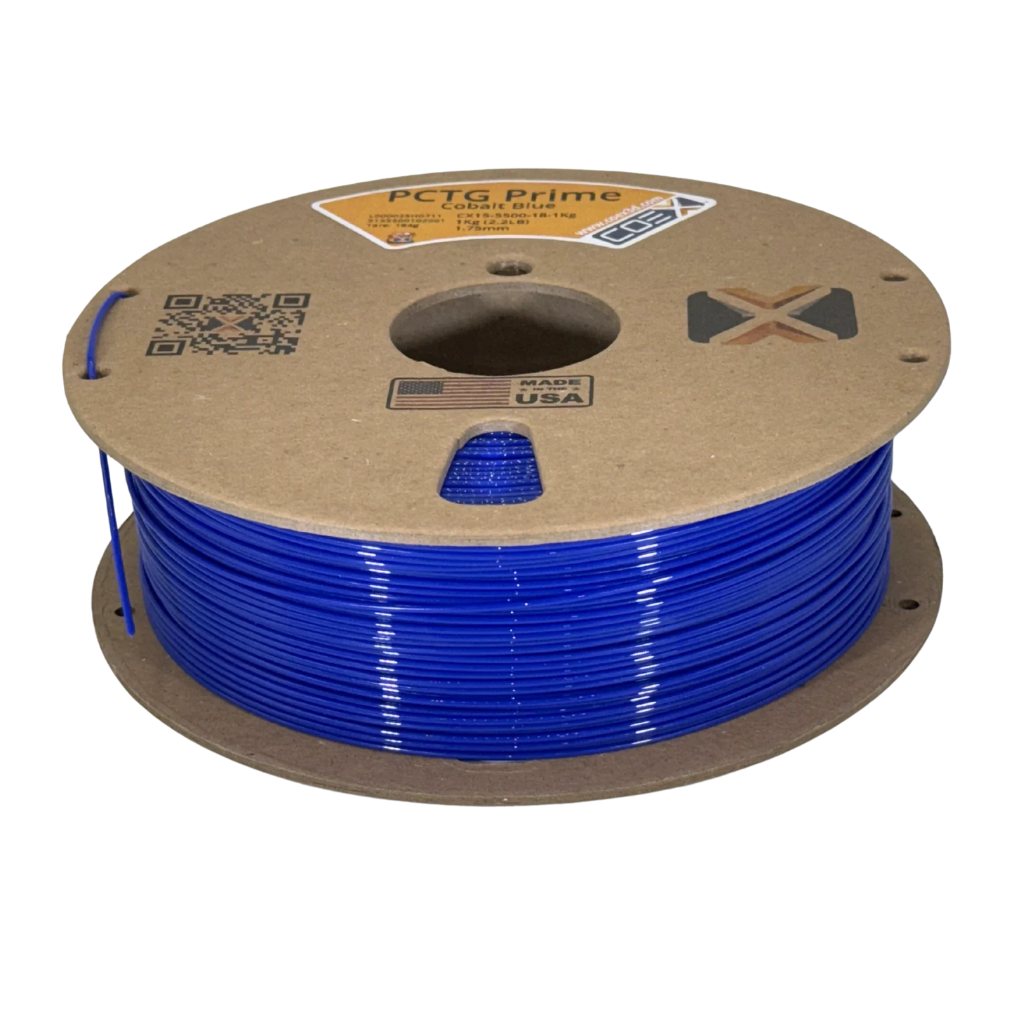 COEX 3D - Cobalt Blue PCTG Prime | High-Impact Industrial 3D Filament