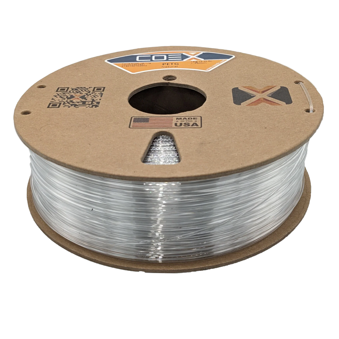 COEX 3D - Natural PETG Filament | Clear & Versatile Engineering Grade