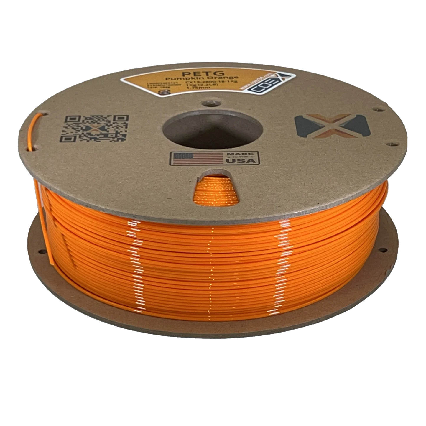 COEX 3D - Pumpkin Orange PETG Filament