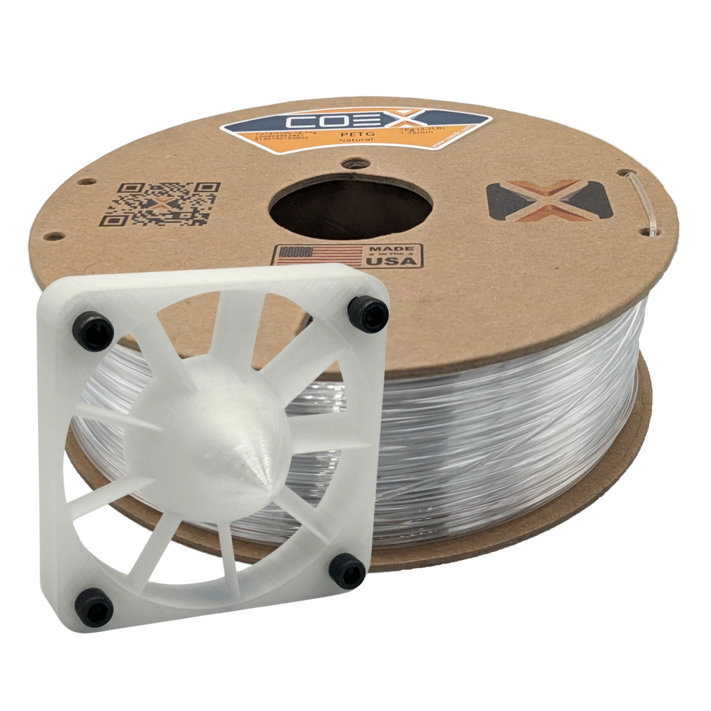 COEX 3D - Natural PETG Filament | Clear & Versatile Engineering Grade