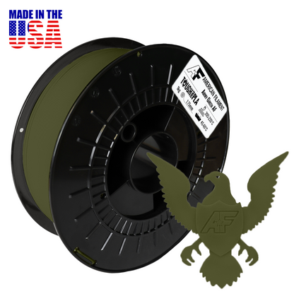 American Filament - Tough Pro PLA+ Filament | Army Green, 1.75mm (1kg)