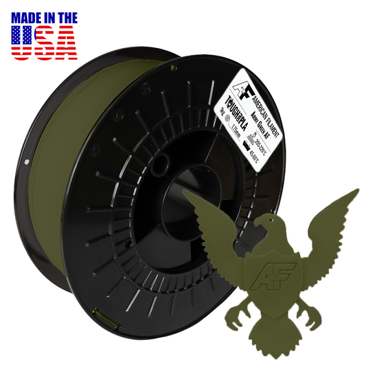 American Filament - Tough Pro PLA+ Filament | Army Green, 1.75mm (1kg)