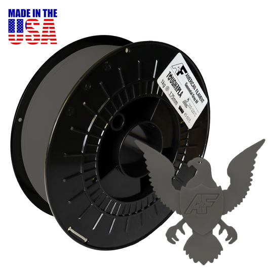 American Filament | Gunmetal Gray AF 1.75mm Tough Pro PLA+ Filament Made in the USA!