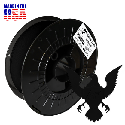 American Filament | Onyx Black AF 1.75mm Tough Pro PLA+ Filament Made in the USA!