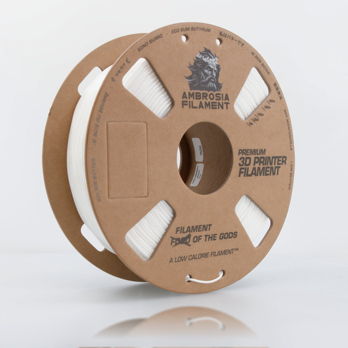 AMBROSIA - TPU 95 Filament of the Gods - 1KG