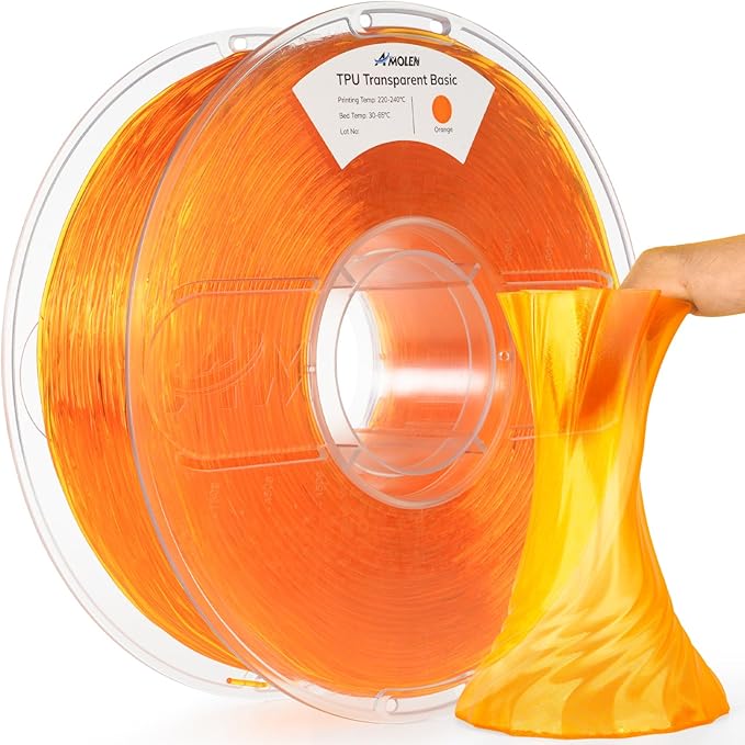 Amolen - TPU Transparent 1.75mm, 1KG/2.2LB