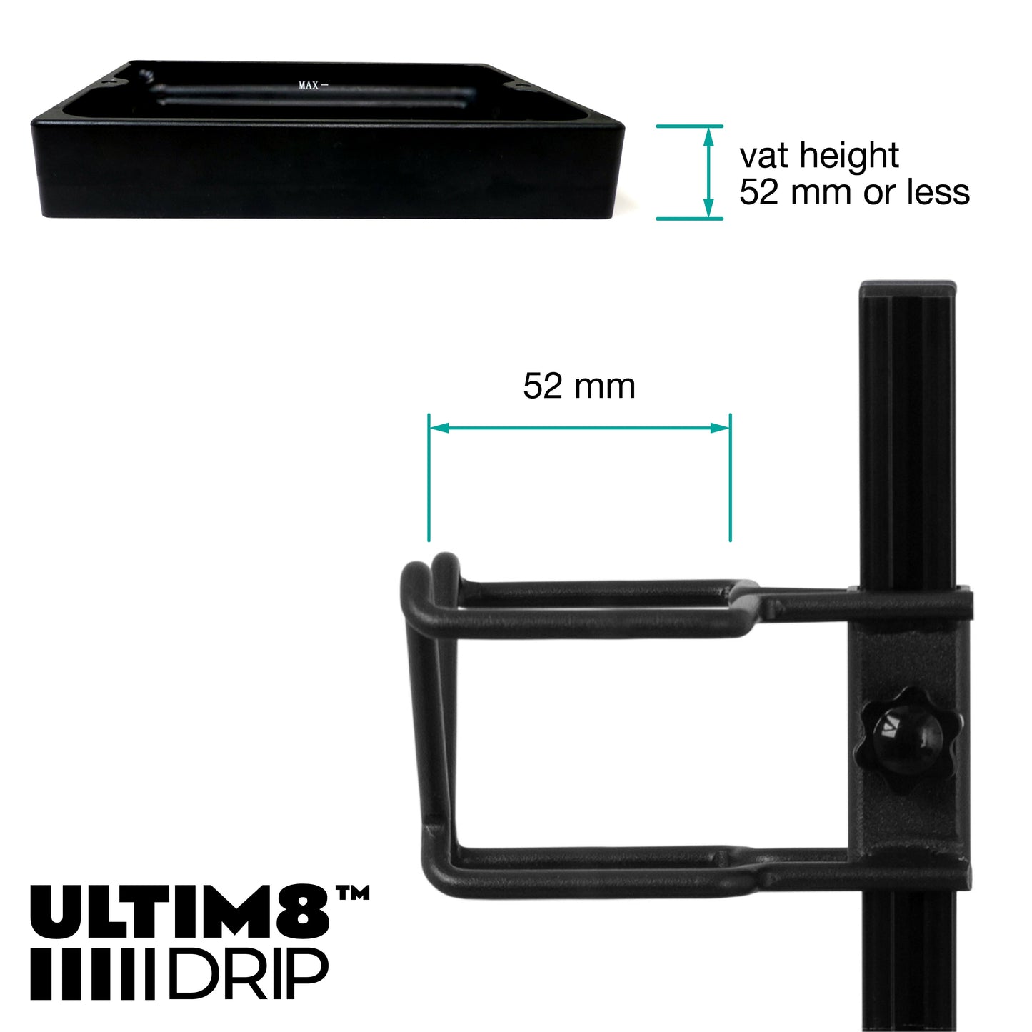 Wham Bam Systems - ULTIM8™ DRIP - Wall-Mounted Resin Vat Draining Station