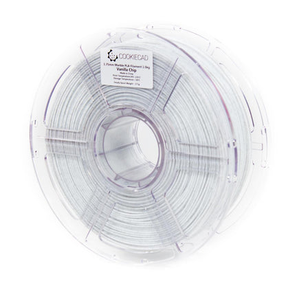 Cookiecad - Vanilla Chip Marble PLA Filament (1.75mm, 1kg)