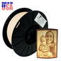 American Filament | Warm Lithophane White AF 1.75mm PLA Filament - created by Lithophane Maker!