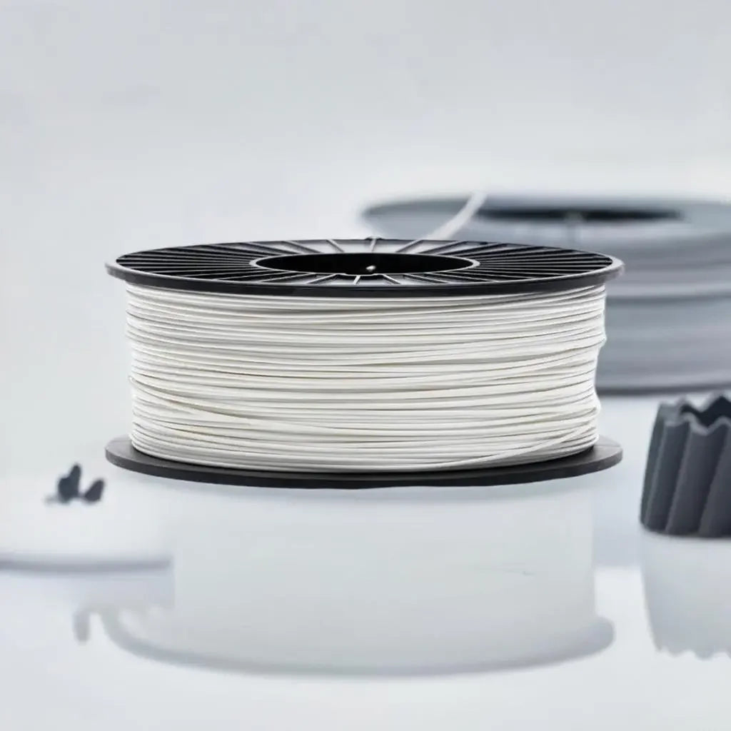 COEX 3D - Flex™ 30D TPE Filament - White | High-Strength, TPC-Based Flexible Material