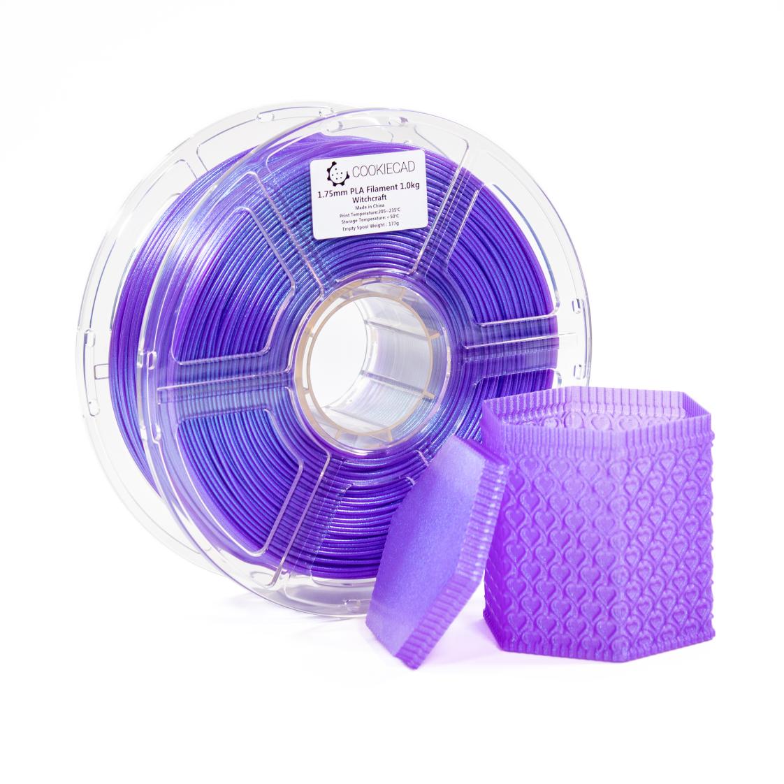 Cookiecad - Witchcraft Iridescent Shimmer PLA Filament (1.75mm, 1kg)