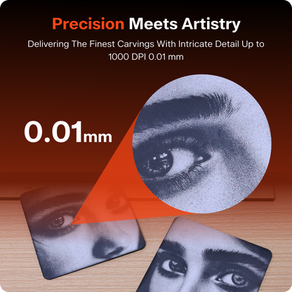OneLaser XT™ Performance 55W Glass Desktop Laser Engraver