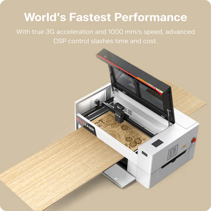 OneLaser XT™ Performance 55W Glass Desktop Laser Engraver