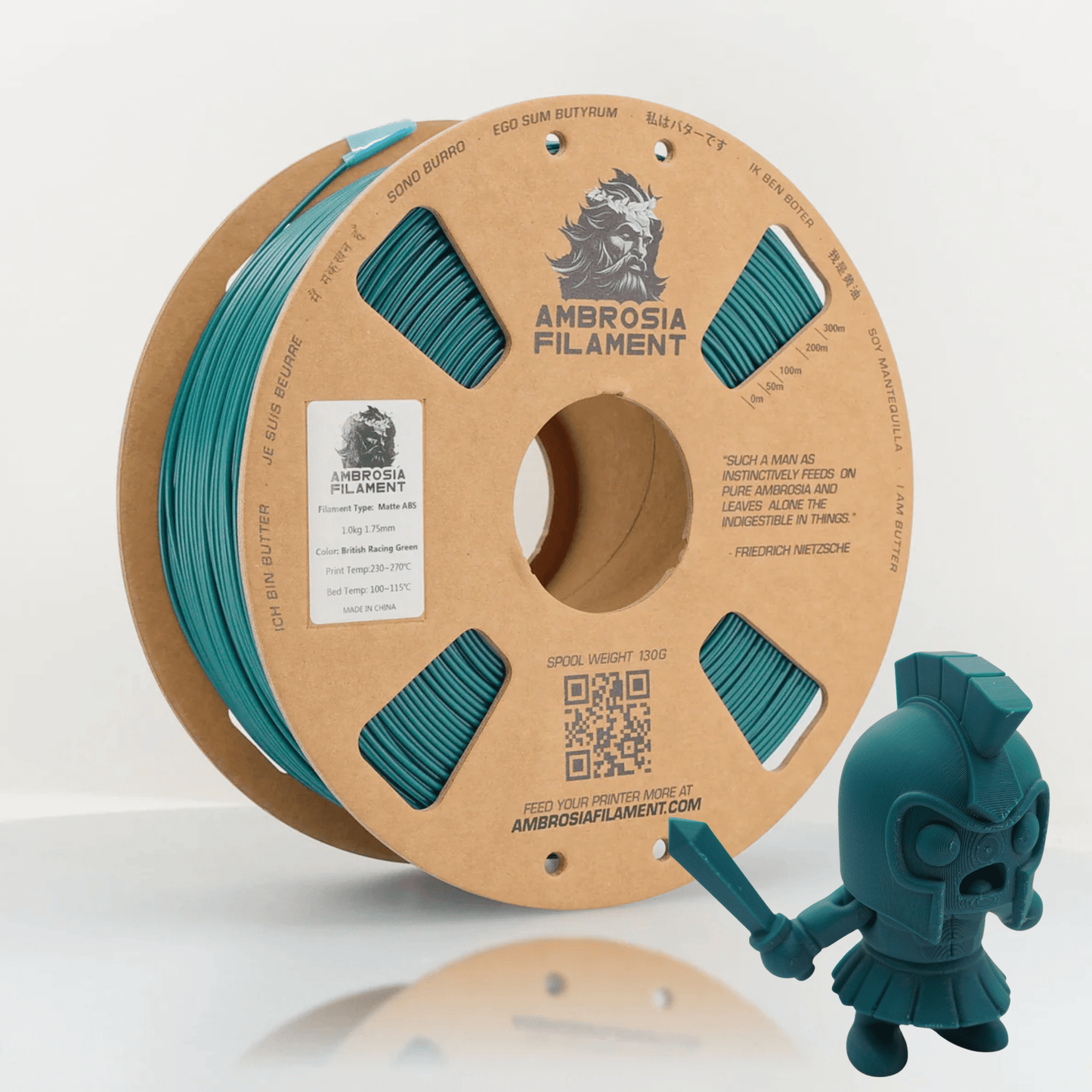 AMBROSIA - ABS Matte Filament of the Gods - 1KG