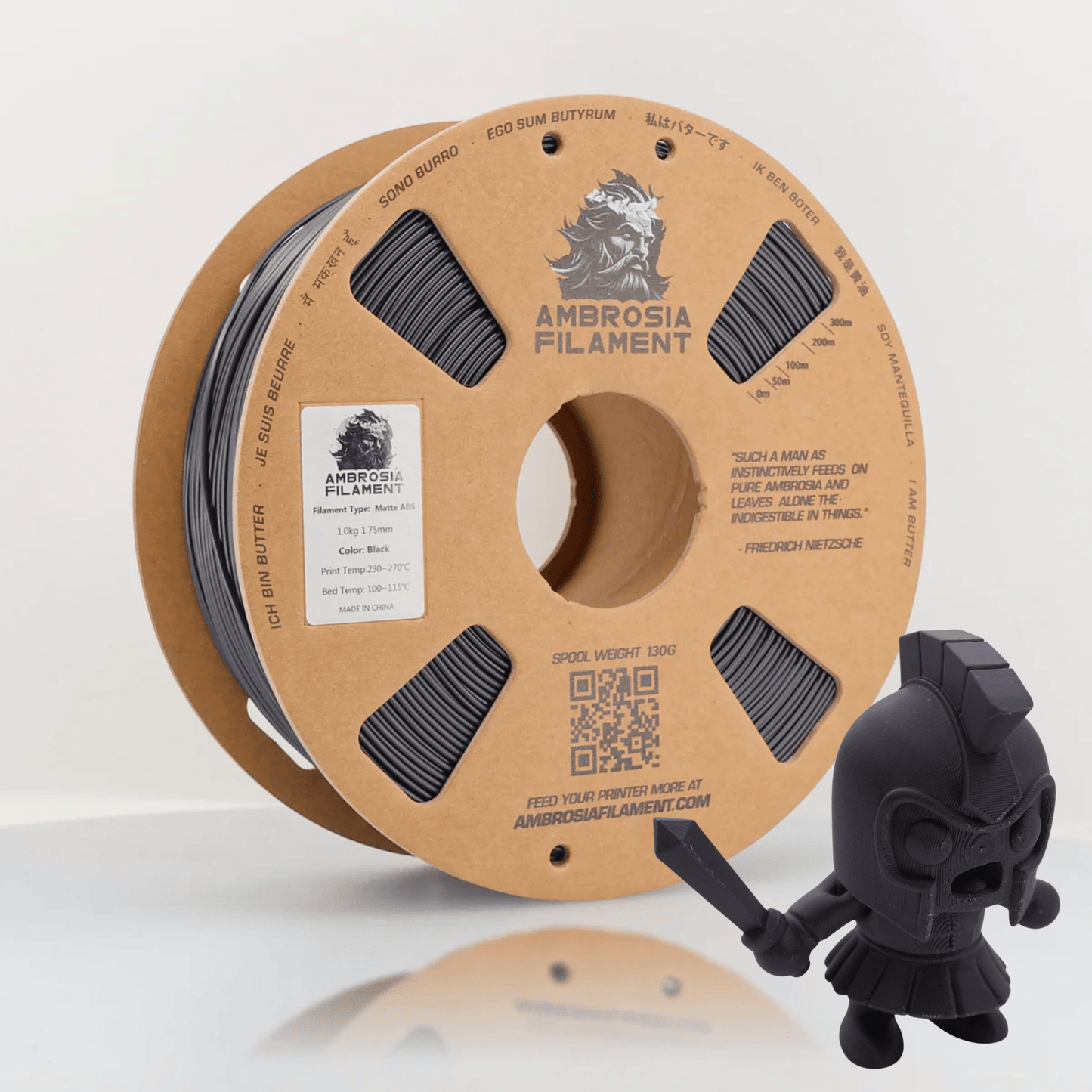 AMBROSIA - ABS Matte Filament of the Gods - 1KG
