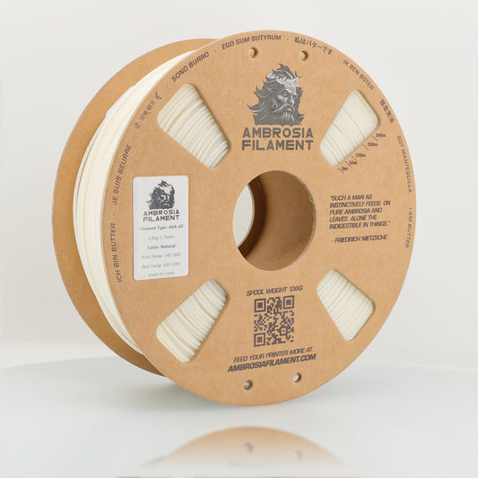 Ambrosia - ASA-GF Glass-Filled ASA Filament | 1.75mm 1KG Bambu AMS Friendly