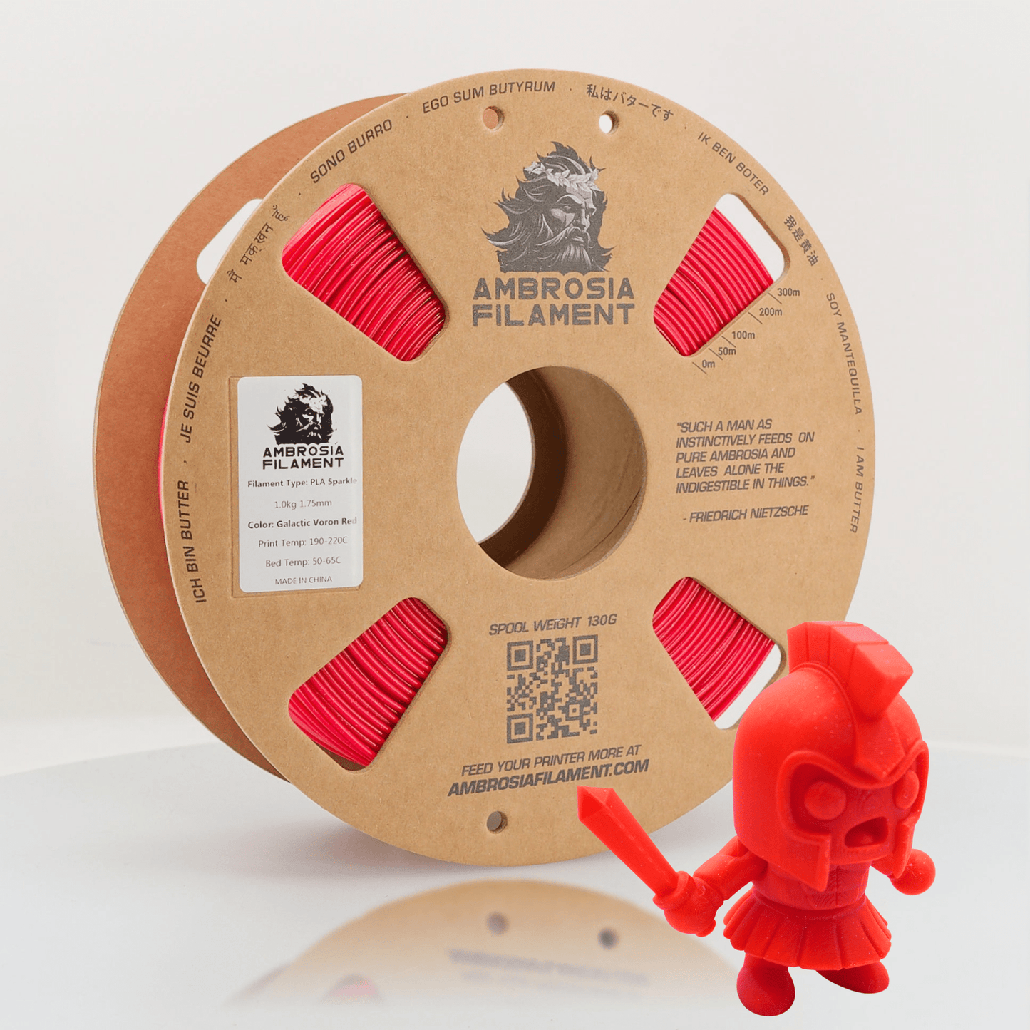 AMBROSIA - Galactic (Sparkle) PLA Filament of the Gods - 1KG