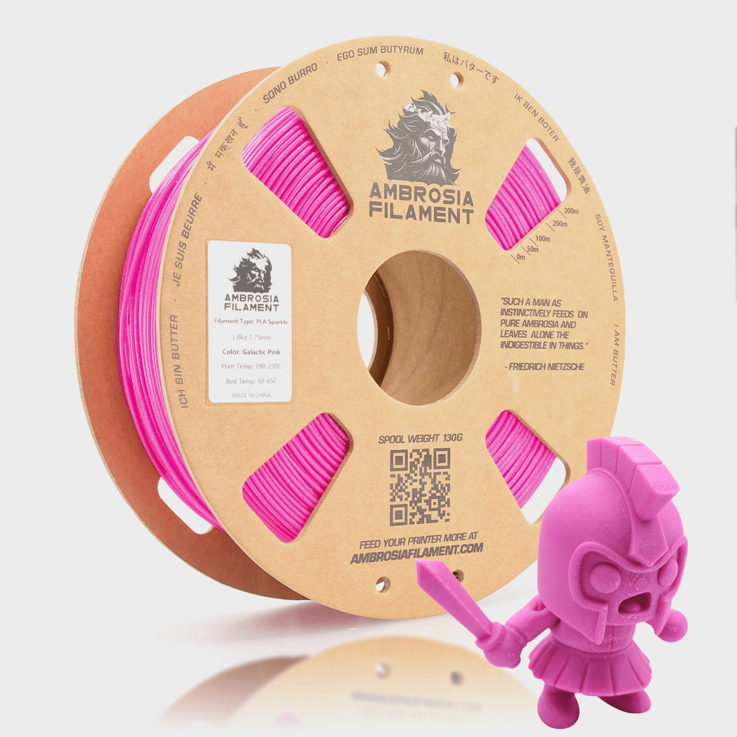 AMBROSIA - Galactic (Sparkle) PLA Filament of the Gods - 1KG