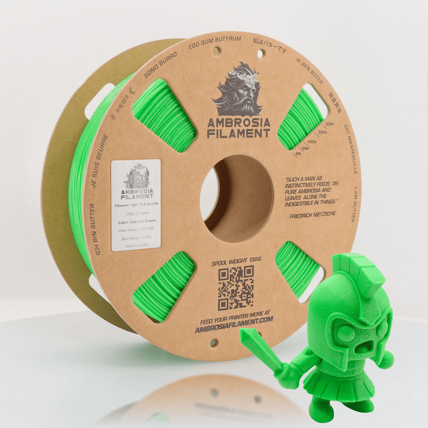 AMBROSIA - Galactic (Sparkle) PLA Filament of the Gods - 1KG