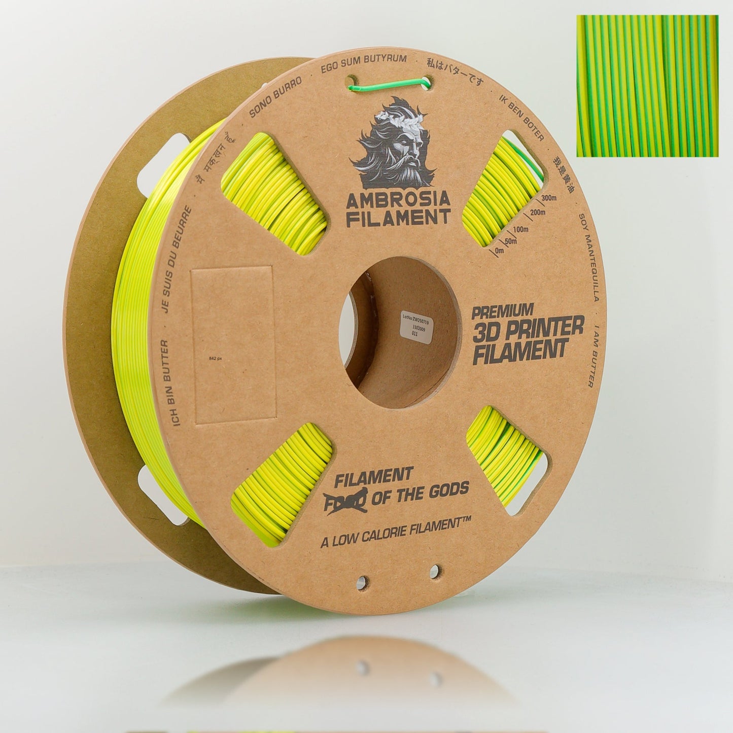 AMBROSIA - SILK PLA Filament of the Gods - 1KG