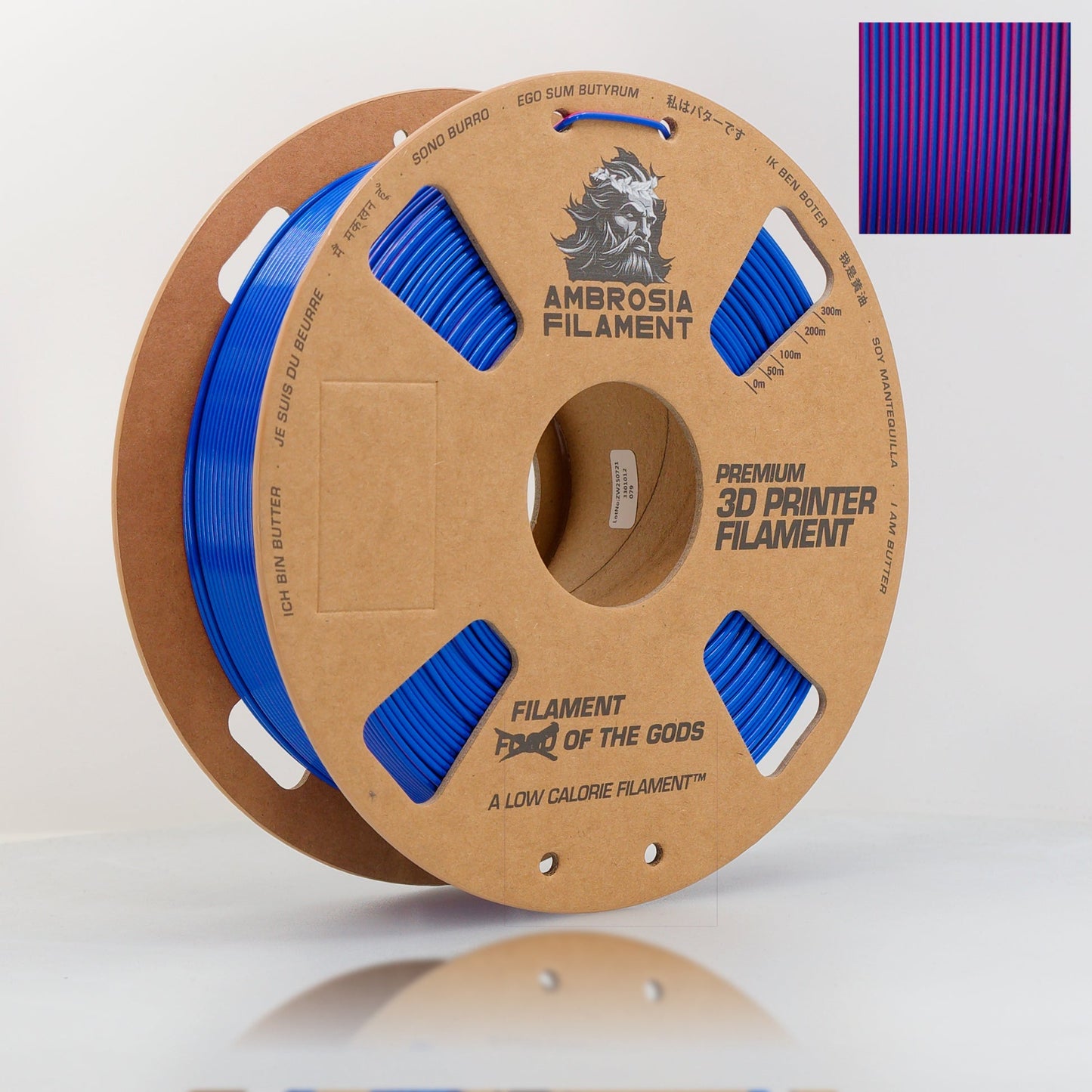AMBROSIA - SILK PLA Filament of the Gods - 1KG