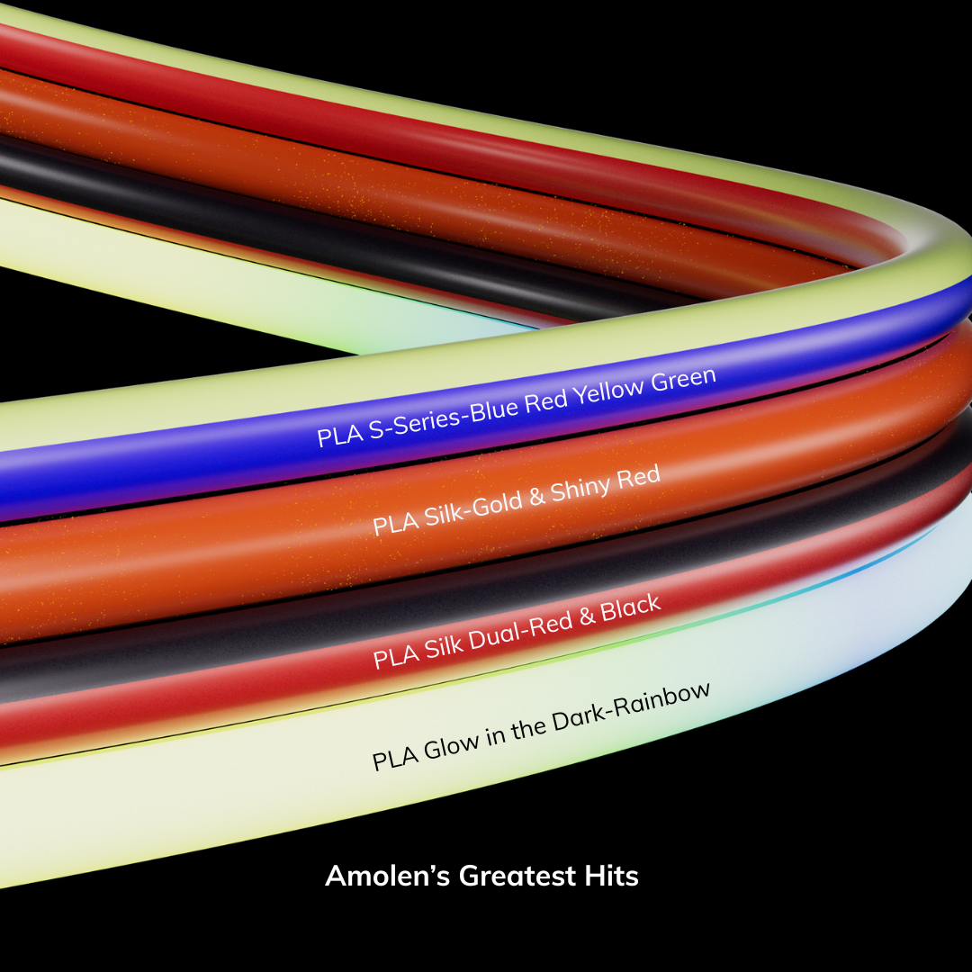 Amolen - 8th Anniversary PLA Color Bundle – 4 × 1KG