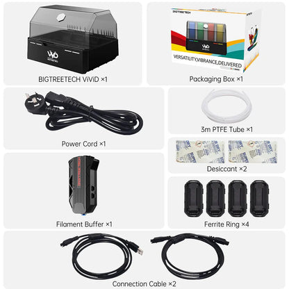 BIGTREETECH ViViD Multi-Color Filament System & Dryer Box for Klipper 3D Printers
