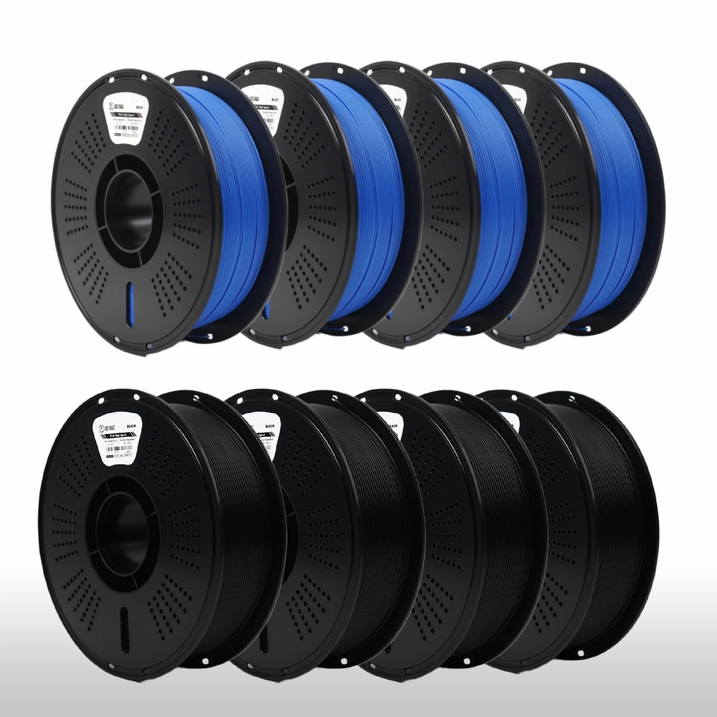8 x 1kg - Two Color - High Speed PLA Pack (IIID Max & Fremover)
