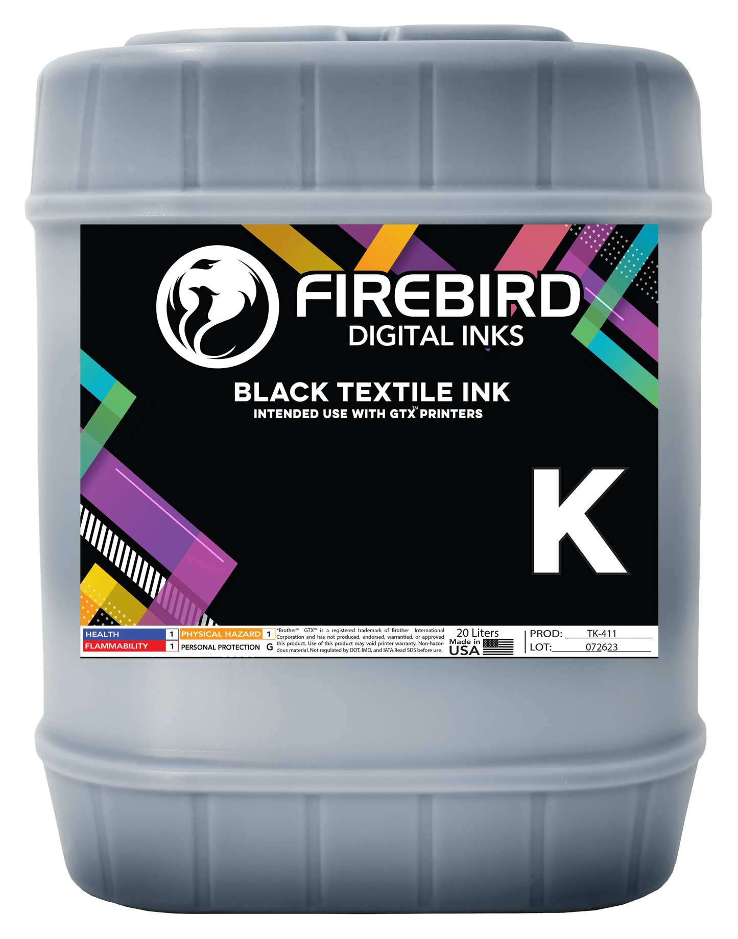 Firebird Ink - DTG Ink Compatible with Brother GTX Pro B