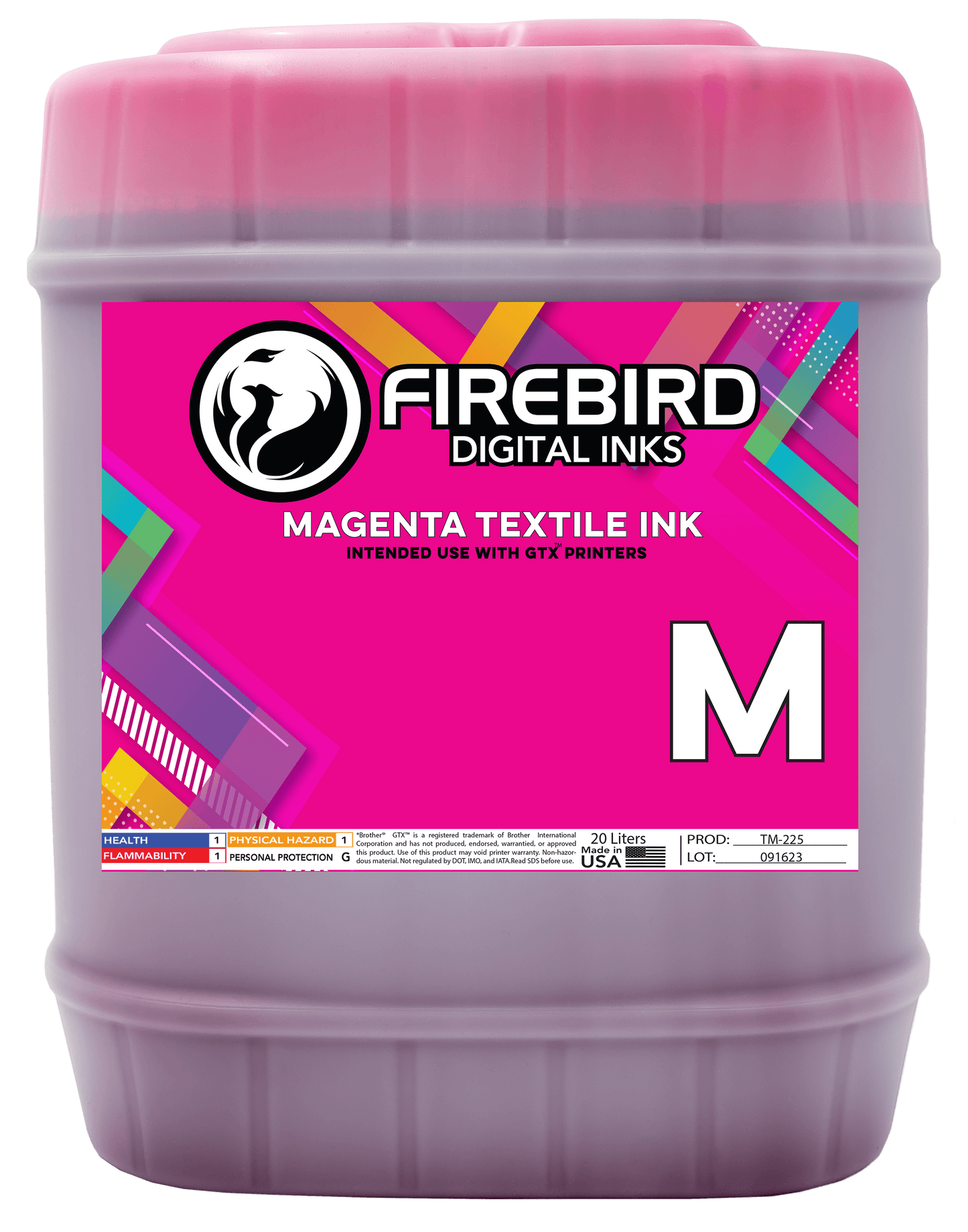 Firebird Ink - DTG Ink Compatible with Brother GTX Pro B