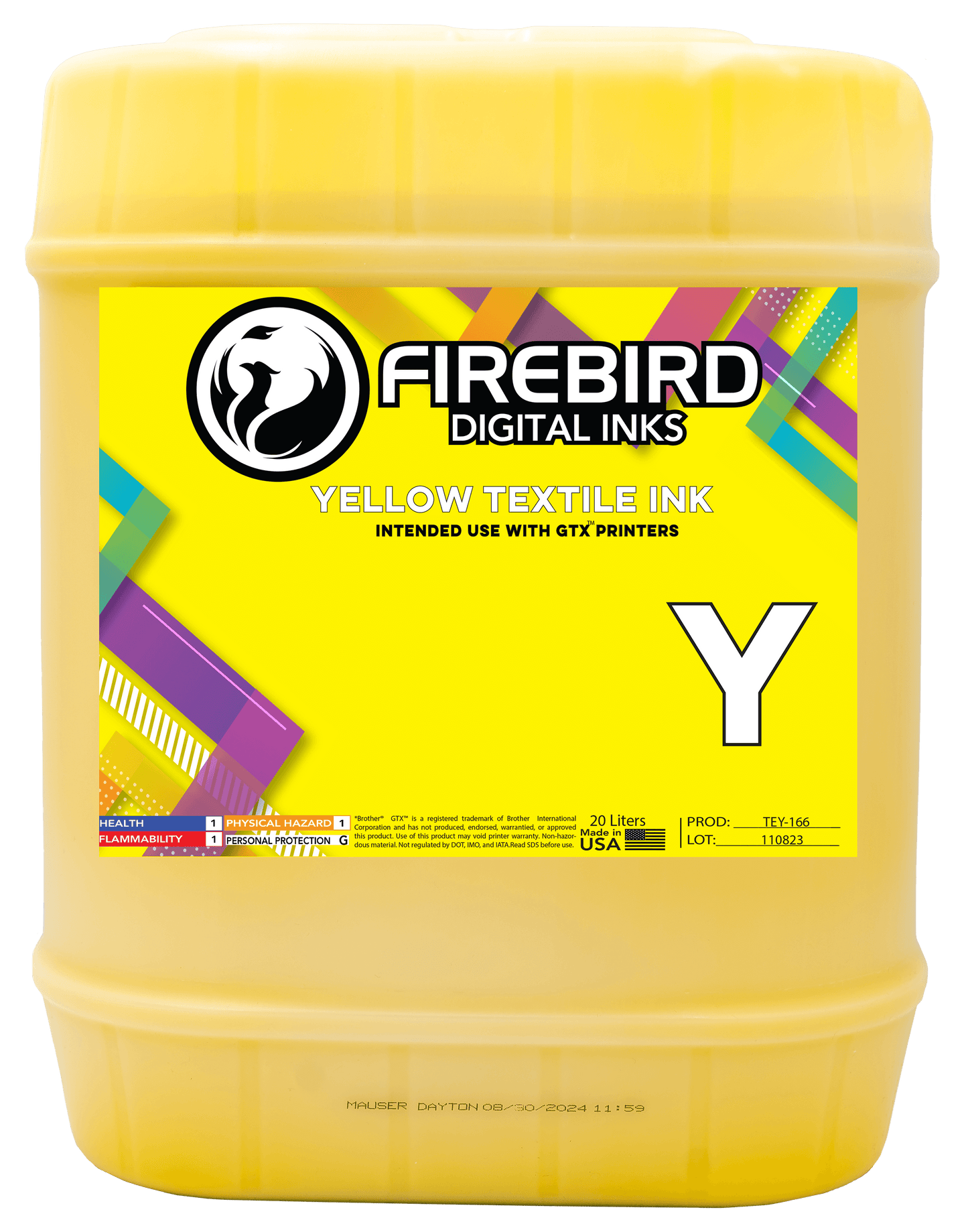 Firebird Ink - DTG Ink Compatible with Brother GTX Pro B