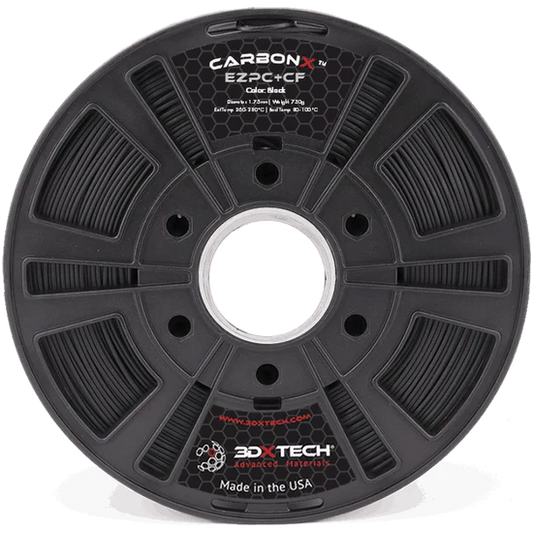 3DXTech CarbonX ezPC+CF Carbon Fiber Polycarbonate Filament (750g) - Made in USA