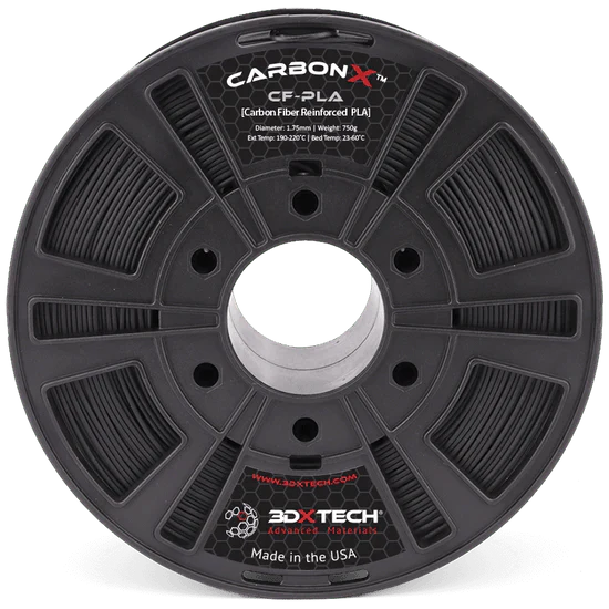 3DXTech - CarbonX PLA+CF 3D Printer Filament by Made in USA 750g