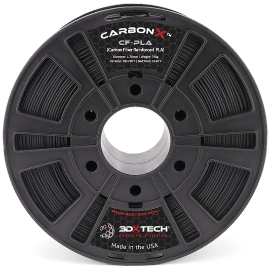 3DXTech - CarbonX PLA+CF 3D Printer Filament by Made in USA 750g